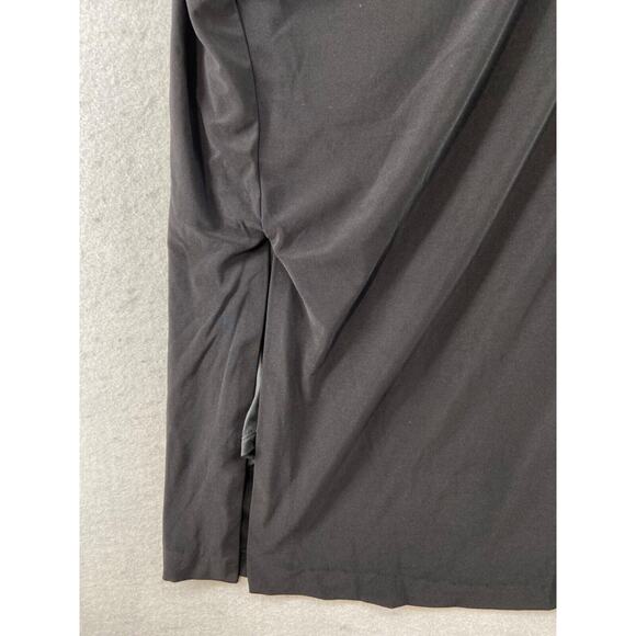 Laundry by Shelli Segal Dress Womens Sz 12‎ Black One Shoulder Midi Cocktail - Picture 2 of 12